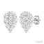 Pear Shape Lovebright Petite Diamond Stud Earrings