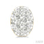 Oval Shape Lovebright Petite Diamond Stud Earrings