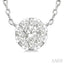 Round Shape Lovebright Petite Diamond Fashion Pendant