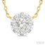 Round Shape Lovebright Petite Diamond Fashion Pendant