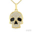 Skull Petite Diamond Fashion Pendant