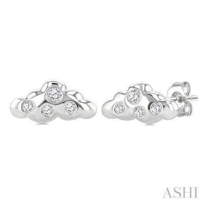 Cloud Petite Diamond Fashion Earrings