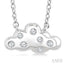 Cloud Petite Diamond Fashion Pendant