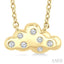 Cloud Petite Diamond Fashion Pendant