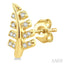 Leaf Petite Diamond Fashion Earrings