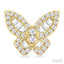 Butterfly Petite Baguette Diamond Fashion Earrings