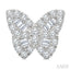 Butterfly Petite Baguette Diamond Fashion Earrings
