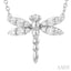 Dragonfly Petite Diamond Fashion Pendant