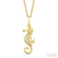 Seahorse Petite Diamond Fashion Pendant