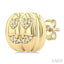Pumpkin Petite Diamond Fashion Earrings