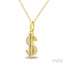 Dollar Diamond Fashion Pendant