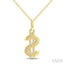 Dollar Diamond Fashion Pendant