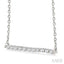 Petite Diamond Fashion Bar Pendant
