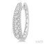 Diamond Hoop Earrings