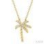 Palm Tree Petite Diamond Fashion Pendant