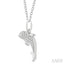 Dolphin Petite Diamond Fashion Pendant