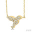 Hummingbird Petite Diamond Fashion Pendant