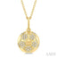 Soccer Ball Petite Diamond Fashion Pendant