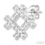 Hashtag Petite Diamond Fashion Earrings