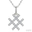 Hashtag Petite Diamond Fashion Pendant