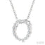 Petite Circle Diamond Fashion Pendant