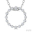 Petite Circle Diamond Fashion Pendant