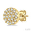 Disc Petite Diamond Fashion Earrings