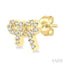 Bow Petite Diamond Fashion Earrings