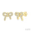 Bow Petite Diamond Fashion Earrings
