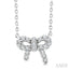 Bow Petite Diamond Fashion Pendant