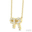 Bow Petite Diamond Fashion Pendant