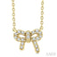 Bow Petite Diamond Fashion Pendant