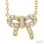 Bow Petite Diamond Fashion Pendant