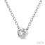 Bezel Set Petite Diamond Fashion Pendant