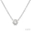 Bezel Set Petite Diamond Fashion Pendant