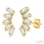 Petite Baguette Diamond Fashion Earrings