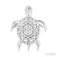 Turtle Petite Diamond Fashion Earrings