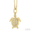 Turtle Petite Diamond Fashion Pendant