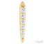 Vertical Bar Graduated Petite Diamond Fashion Earrings