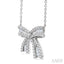 Bow Petite Diamond Fashion Pendant