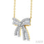 Bow Petite Diamond Fashion Pendant