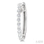 Petite Diamond Fashion Hoop Earrings