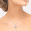 Round Shape Halo Diamond Fashion Pendant