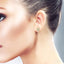 Cushion Shape Petite Diamond Fashion Earrings