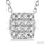 Cushion Shape Petite Diamond Fashion Pendant