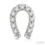 Horseshoe Petite Diamond Fashion Earrings