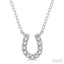 Horseshoe Petite Diamond Fashion Pendant