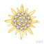 Sun Petite Diamond Fashion Earrings