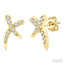 X Petite Diamond Fashion Earrings