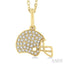 Hockey Helmet Petite Diamond Fashion Pendant
